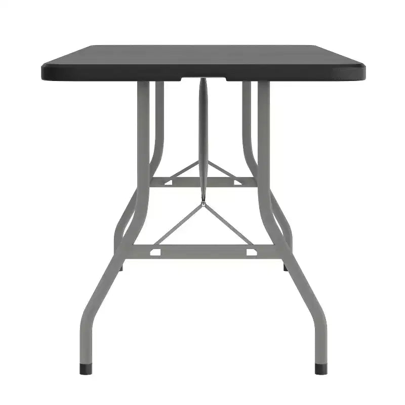 Flash Furniture Table pliante en plastique de 1,8 m à deux volets