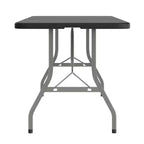 Flash Furniture Table pliante en plastique de 1,8 m à deux volets