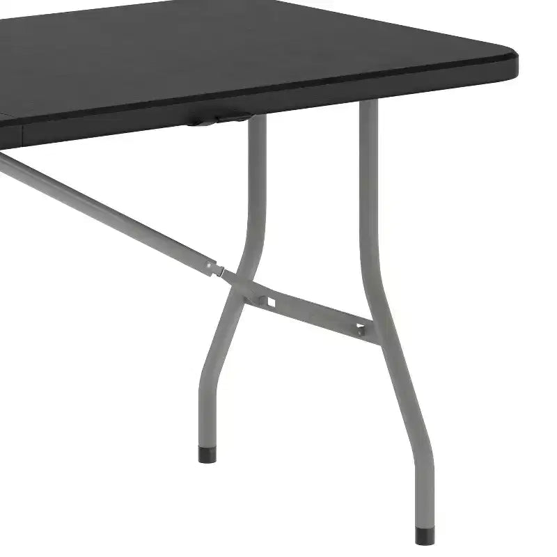 Flash Furniture Table pliante en plastique de 1,8 m à deux volets