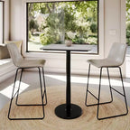 Plateau de table Flash Furniture Acadia avec technologie HPL TopGuard et base hauteur bar