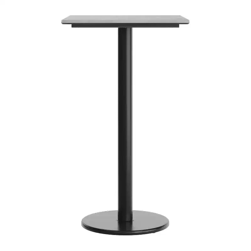 Plateau de table Flash Furniture Acadia avec technologie HPL TopGuard et base hauteur bar