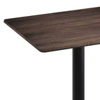Plateau de table Flash Furniture Acadia avec technologie HPL TopGuard et base hauteur bar