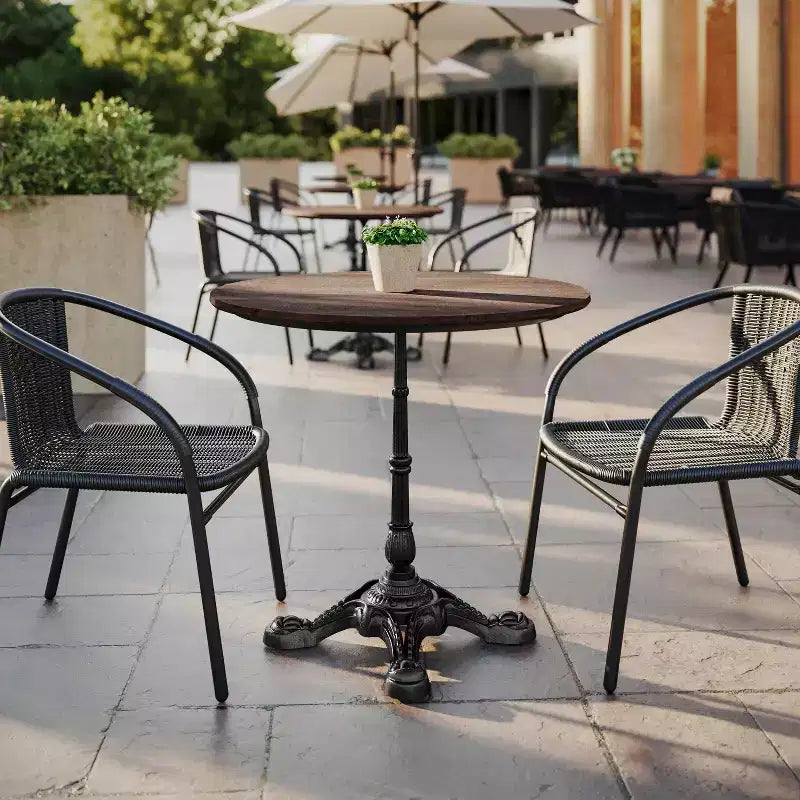 Plateau de table Flash Furniture Acadia TopGuard HPL, bord sans couture, résistant aux rayures et aux taches, qualité commerciale