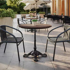 Plateau de table Flash Furniture Acadia TopGuard HPL, bord sans couture, résistant aux rayures et aux taches, qualité commerciale
