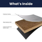Plateau de table Flash Furniture Acadia TopGuard HPL, bord sans couture, résistant aux rayures et aux taches, qualité commerciale