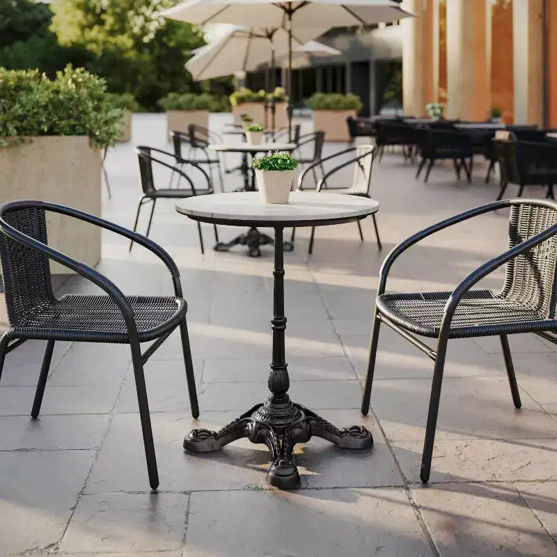 Plateau de table Flash Furniture Acadia TopGuard HPL, bord sans couture, résistant aux rayures et aux taches, qualité commerciale
