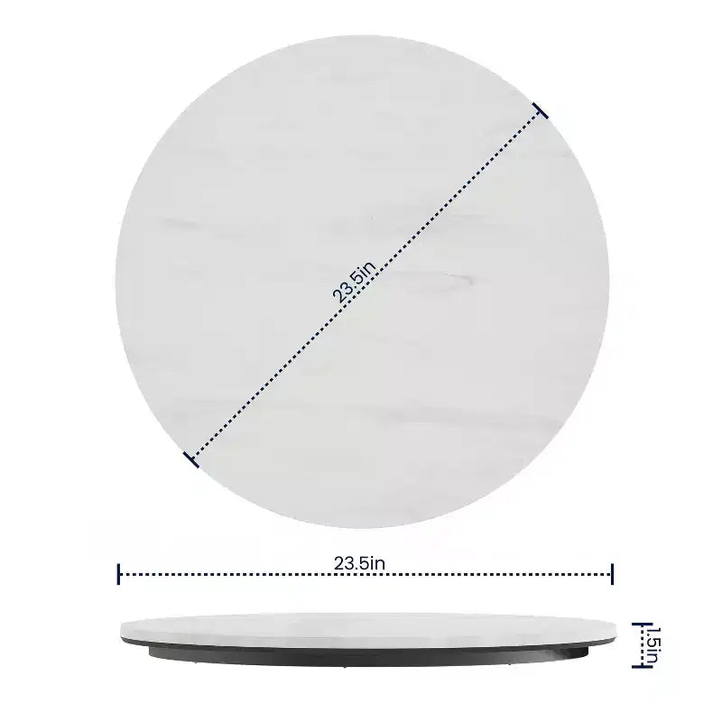 Plateau de table Flash Furniture Acadia TopGuard HPL, bord sans couture, résistant aux rayures et aux taches, qualité commerciale