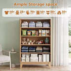 Commode 5 tiroirs cannelée moderne pour chambre à coucher, tour de rangement verticale avec poignées dorées, commode étroite pour petit espace
