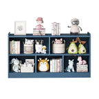 Wooden Kids Storage Cabinet with 5 Sections, Montessori Bookshelf and Toy Organizer for Nursery, Playroom, Classroom & Bedroom