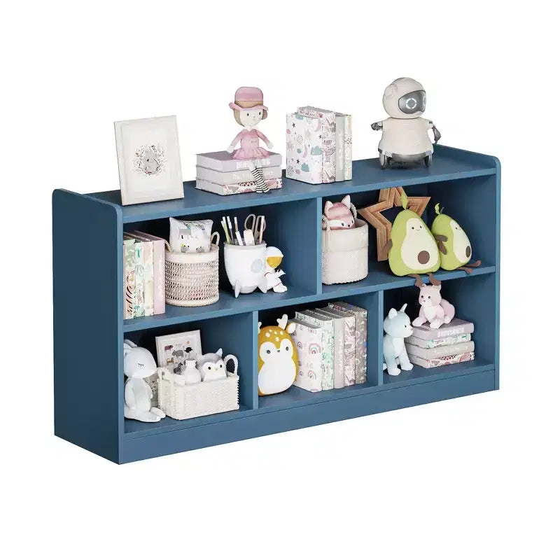 Meuble de rangement pour enfants en bois avec 5 sections, bibliothèque Montessori et organisateur de jouets pour crèche, salle de jeux, salle de classe et chambre à coucher