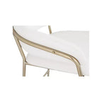 Meridian Furniture, Tabouret de comptoir en velours Yara