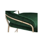 Meridian Furniture, Tabouret de comptoir en velours Yara