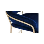 Meridian Furniture, Tabouret de comptoir en velours Yara