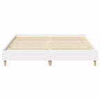 vidaXL Cadre de lit 2 pcs 152 x 203 cm Bois d'ingénierie