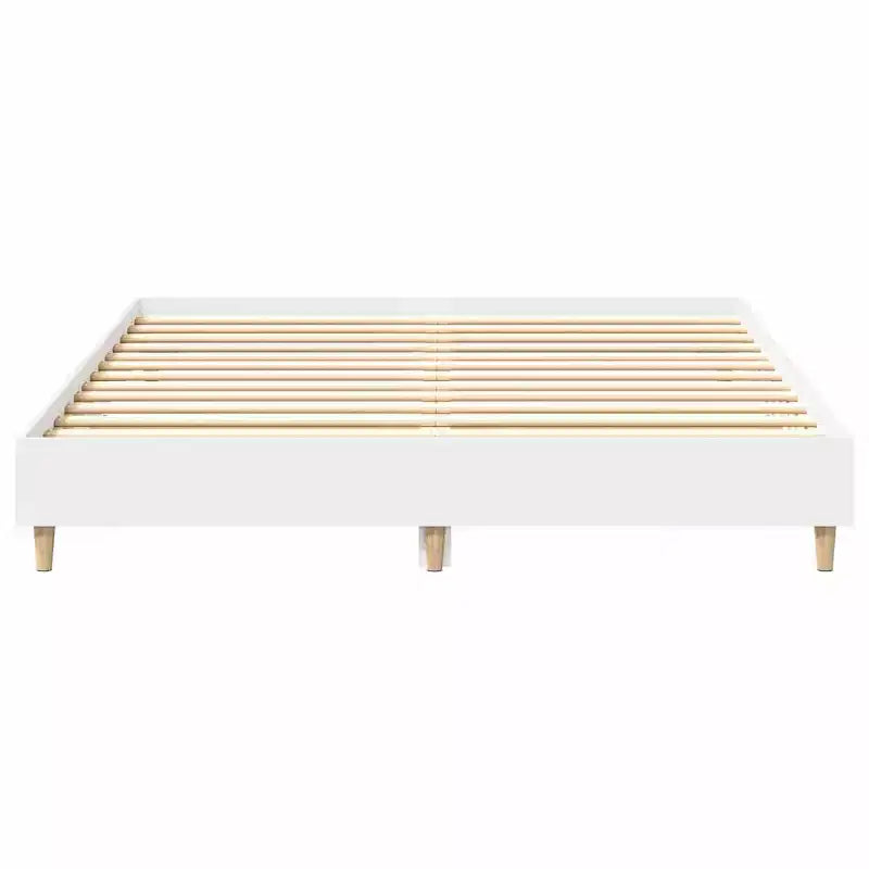 vidaXL Cadre de lit 2 pcs 152 x 203 cm Bois d'ingénierie