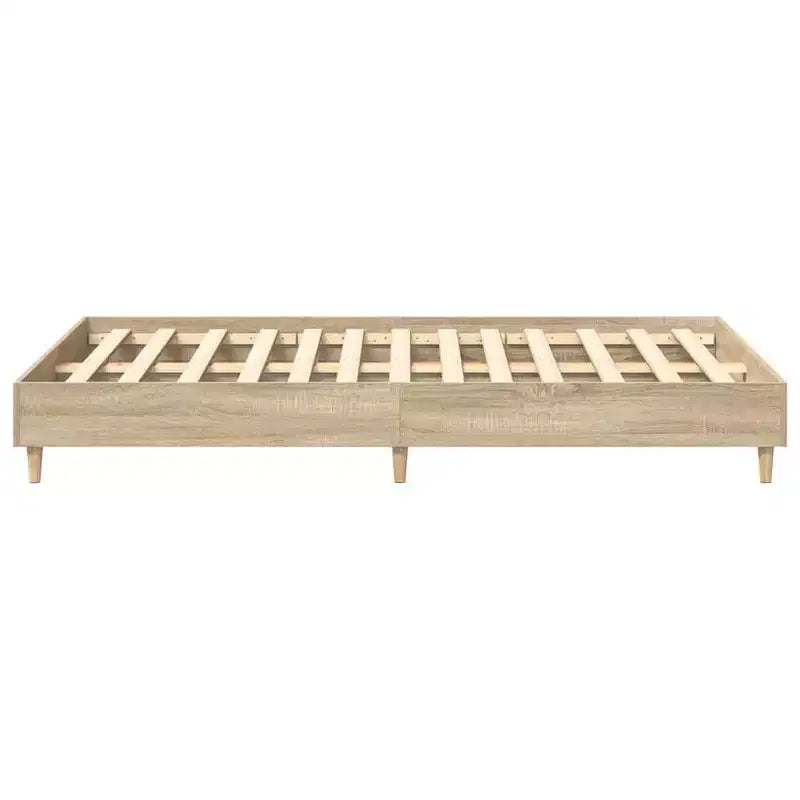 vidaXL Cadre de lit 2 pcs 152 x 203 cm Bois d'ingénierie