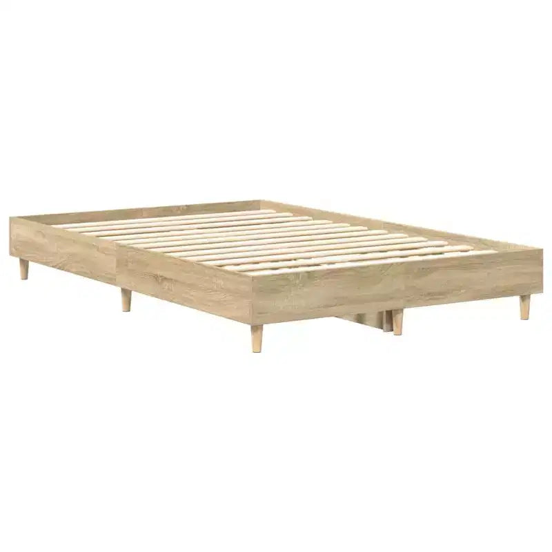 vidaXL Cadre de lit 2 pcs 152 x 203 cm Bois d'ingénierie