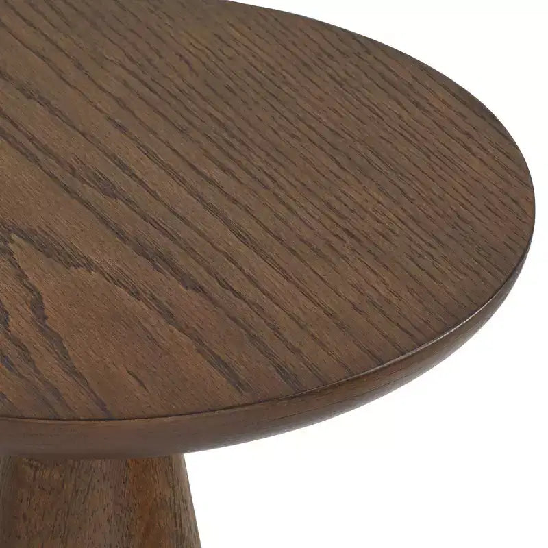 Regency Hill Owen 20 Table d'appoint en bois de noyer moderne rustique à finition élevée