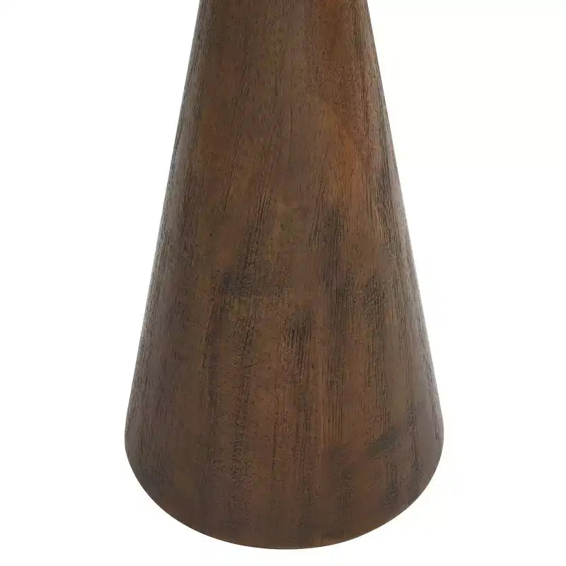 Regency Hill Owen 20 Table d'appoint en bois de noyer moderne rustique à finition élevée