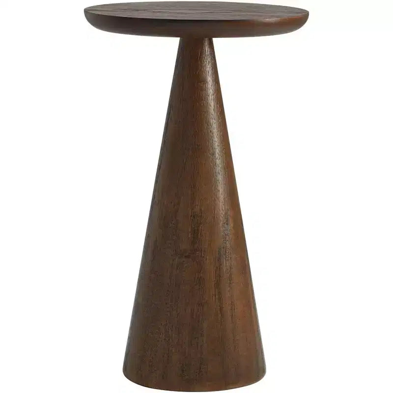 Regency Hill Owen 20 Table d'appoint en bois de noyer moderne rustique à finition élevée