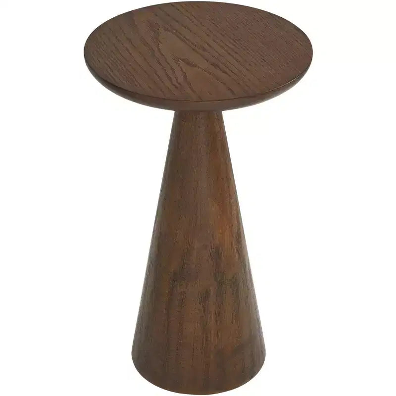 Regency Hill Owen 20 Table d'appoint en bois de noyer moderne rustique à finition élevée