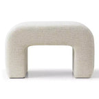 29 banc rembourré moderne, siège d'appoint doux et rembourré pour petits espaces, repose-pieds ou tabouret de coiffeuse, assise moderne pour salon-Panipeachy