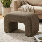 29 banc rembourré moderne, siège d'appoint doux et rembourré pour petits espaces, repose-pieds ou tabouret de coiffeuse, assise moderne pour salon-Panipeachy