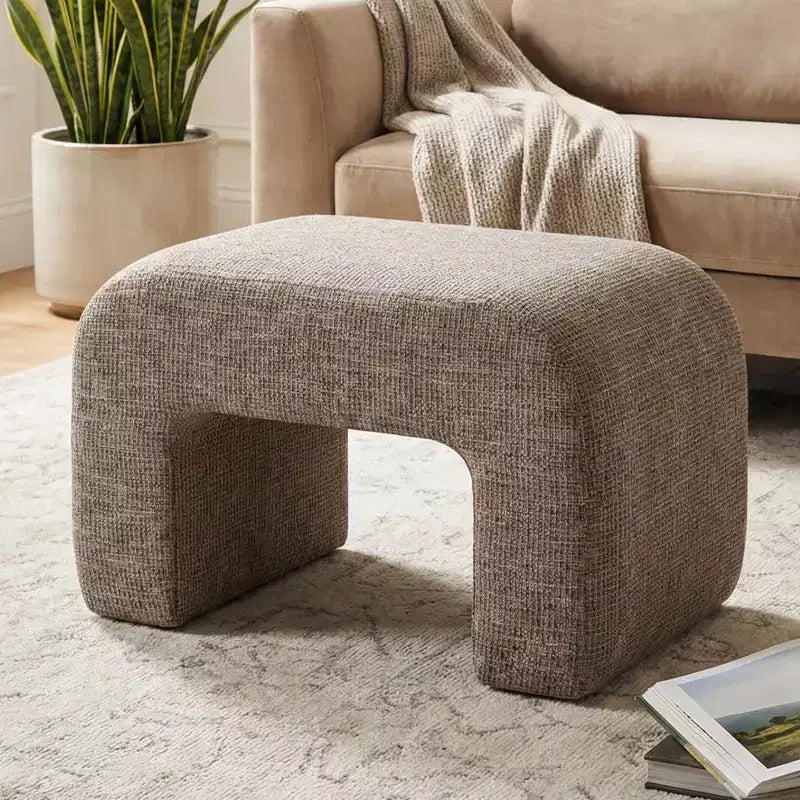 29 banc rembourré moderne, siège d'appoint doux et rembourré pour petits espaces, repose-pieds ou tabouret de coiffeuse, assise moderne pour salon-Panipeachy