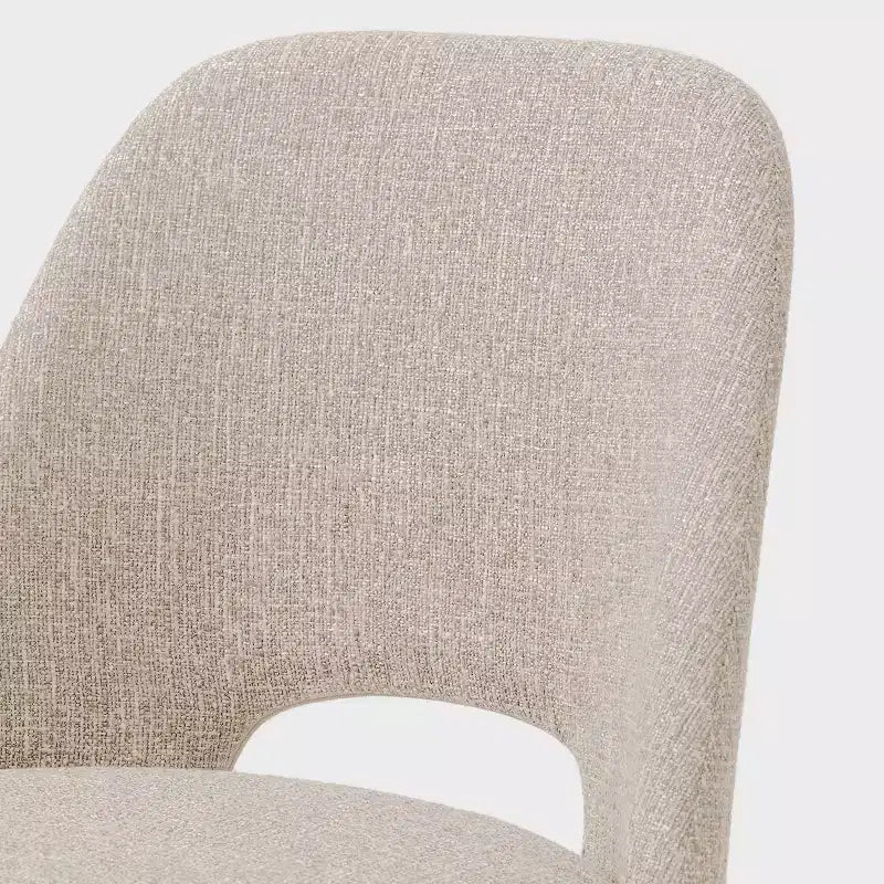 Lot de 4 Chaises de Salle à Manger Rembourrées Modernes, Chaises de Salle à Manger sans Accoudoirs avec Pieds en Métal Noir, Chaises d'Appoint Confortables pour Cuisine et Salle à Manger-Panipeachy