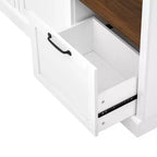 Arbre d'entrée 3-en-1 avec banc, porte-manteau avec meuble de rangement, tiroirs et crochets, organisateur d'entrée multifonctionnel - ModernLuxe
