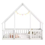 Lit mezzanine MAYEERTY King avec rangement sous le lit, grande capacité de poids, en métal robuste