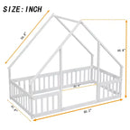 Lit mezzanine MAYEERTY King avec rangement sous le lit, grande capacité de poids, en métal robuste