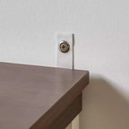 Table de chevet Homy Casa à 2 tiroirs, table d'appoint moderne avec station de charge et lumière LED, blanche