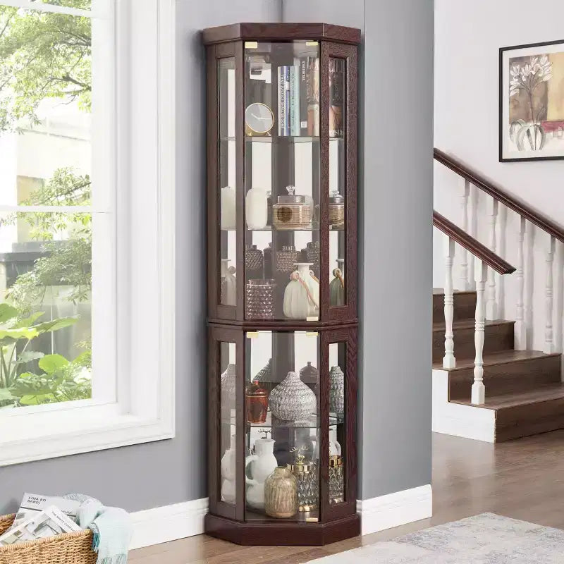 MAYEERTY Meuble de Rangement Salon MDF+Tissu 1 Porte à Fermeture Douce 1 Étagère