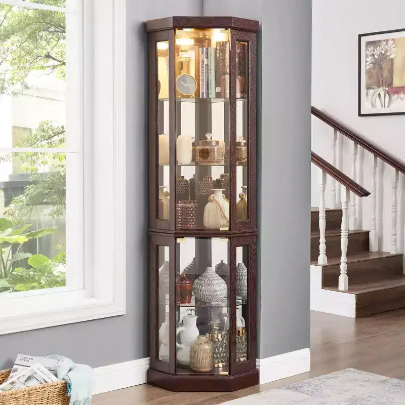 MAYEERTY Meuble de Rangement Salon MDF+Tissu 1 Porte à Fermeture Douce 1 Étagère