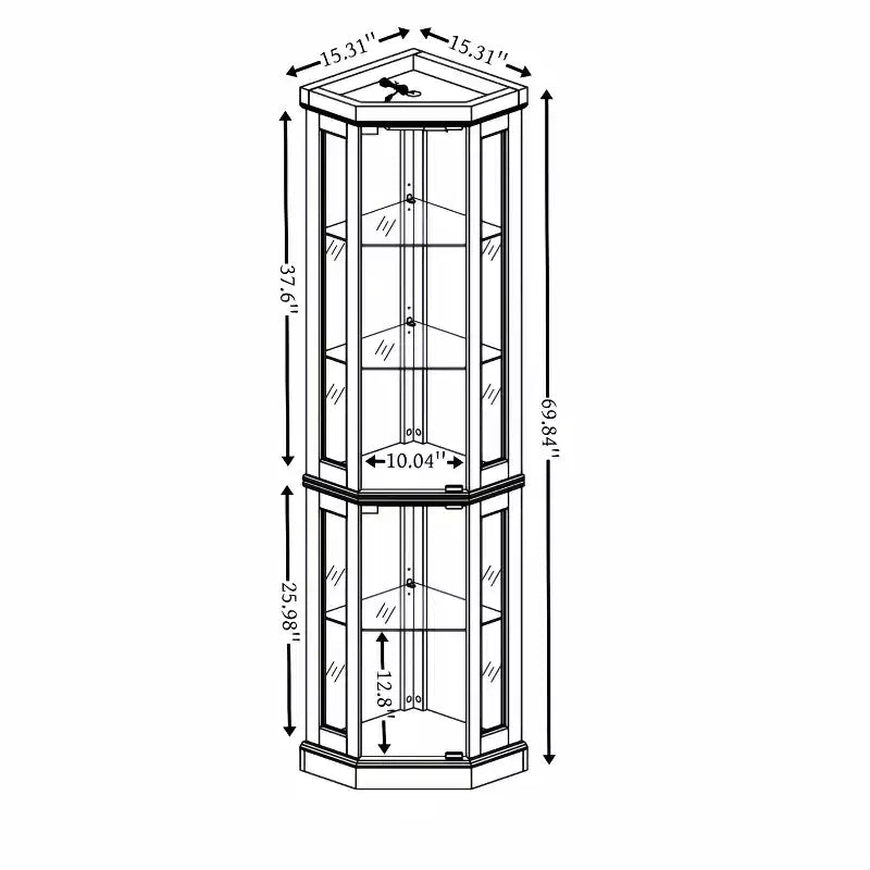 MAYEERTY Meuble de Rangement Salon MDF+Tissu 1 Porte à Fermeture Douce 1 Étagère