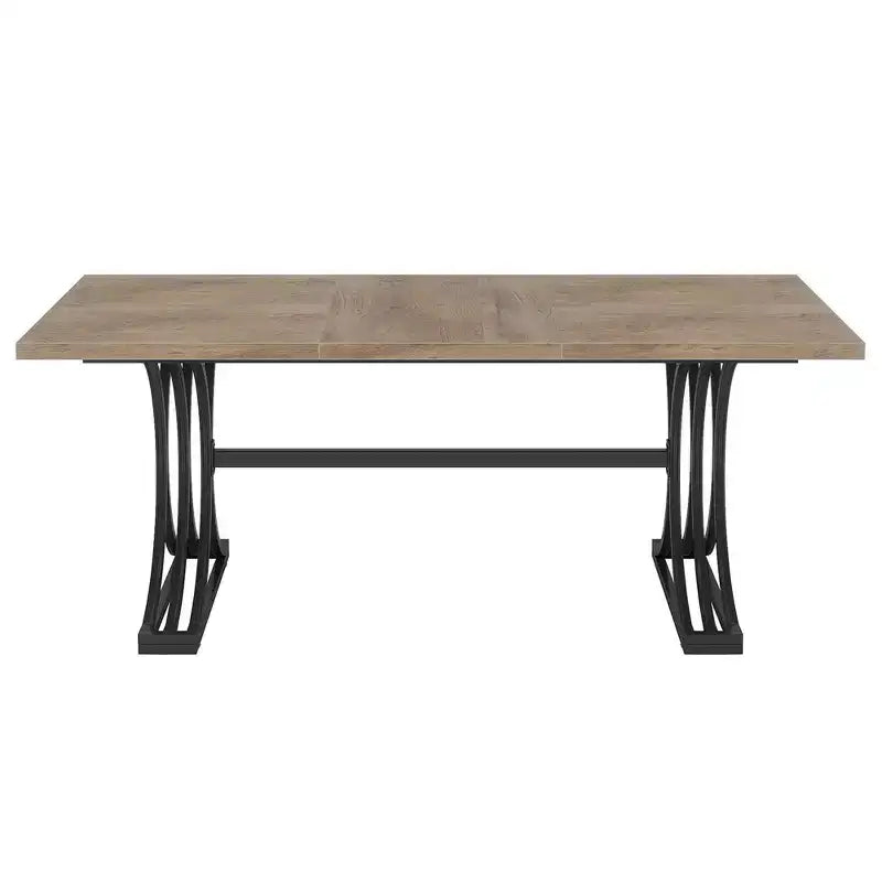 MAYEERTY Table à manger 63 Faux Marbre Métal Doré, Moderne Élégante Montage Facile Cuisine