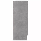 vidaXL Armoire de Vitrine Gris Béton 32,5x12,0x31,5 Bois d'Ingénierie