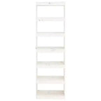 vidaXL Bibliothèque haute en pin massif blanc