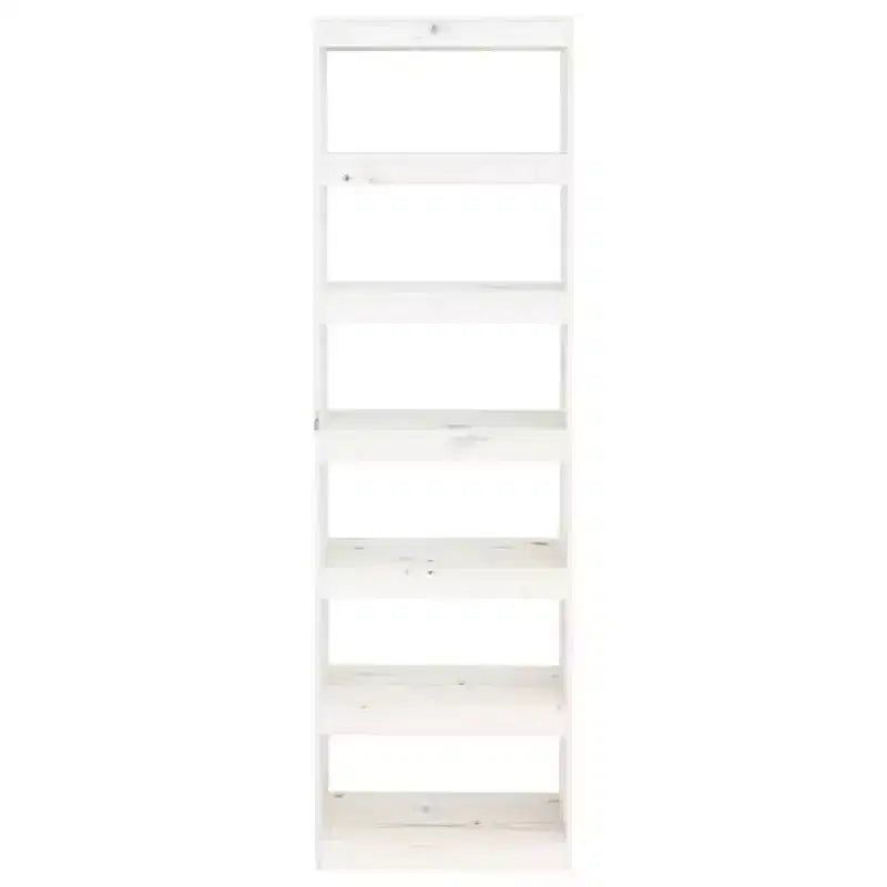 vidaXL Bibliothèque haute en pin massif blanc