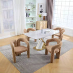 MAYEERTY Canapé sectionnel modulable en flanelle bleue en forme de U, mousse haute densité avec oreillers décoratifs