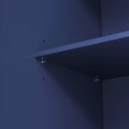 Étagères de porte de garde-manger de cuisine de ferme, armoire de rangement haute autonome avec 3 étagères réglables et 3 tiroirs pour salle à manger