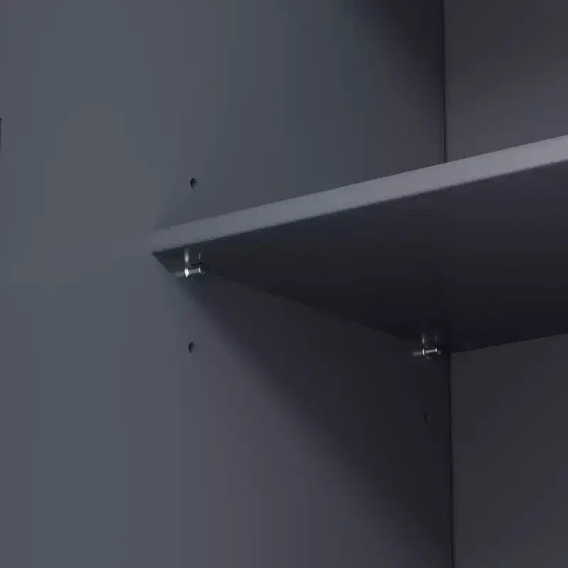 Étagères de porte de garde-manger de cuisine de ferme, armoire de rangement haute autonome avec 3 étagères réglables et 3 tiroirs pour salle à manger