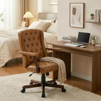 Fauteuil de bureau de direction avec dossier à oreilles et pivotant pour le bureau à domicile