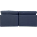Canapé modulaire en tissu texturé lin Indulge Meridian Furniture