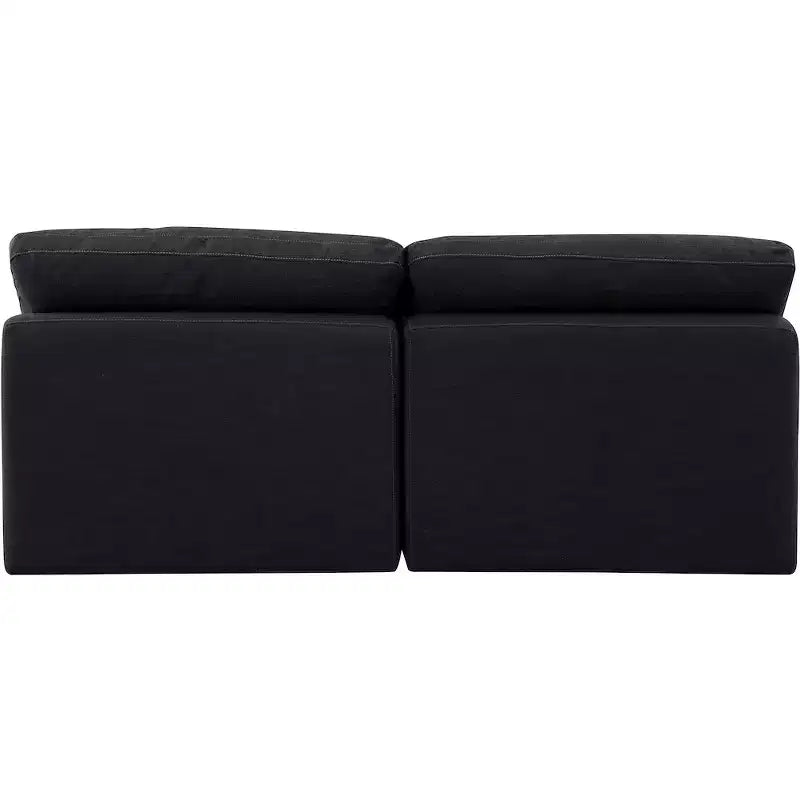 Canapé modulaire en tissu texturé lin Indulge Meridian Furniture