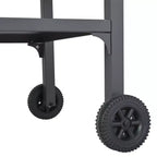 GDFStudio Mavis Chariot de cuisine extérieur pliable en acier inoxydable avec roues