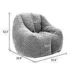 Ensemble de chaise d'appoint FurnitureR avec table basse de rangement, fauteuil en chenille avec table d'appoint ronde, ensemble de meubles de salon pour petits espaces
