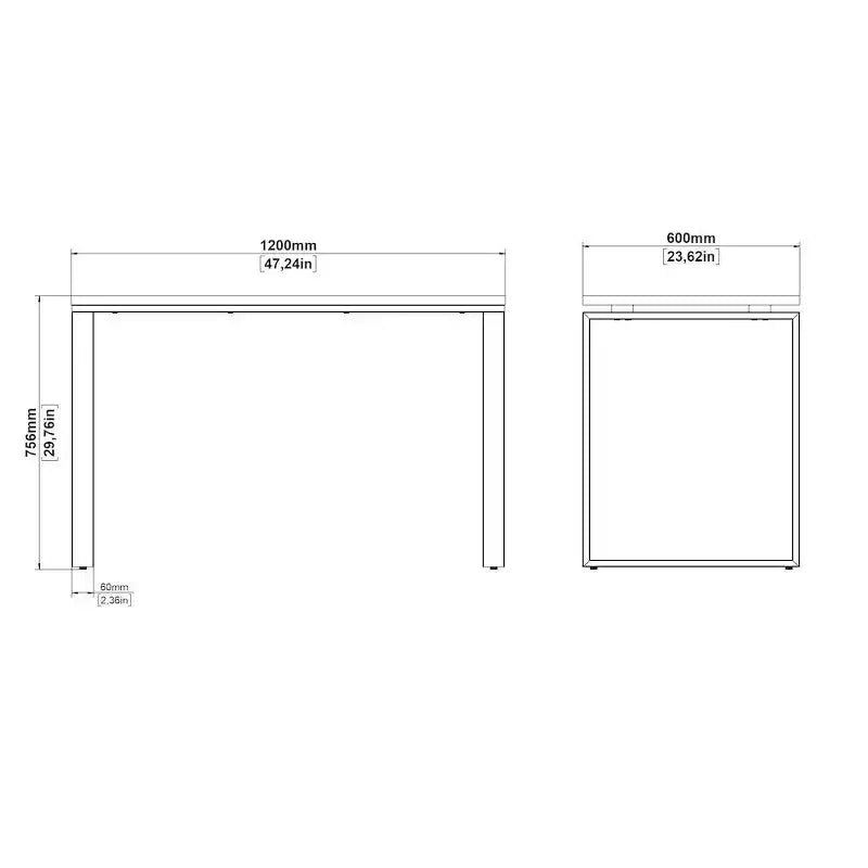 Tvilum, bureau d'écriture Sign Home Office, 119 cm.