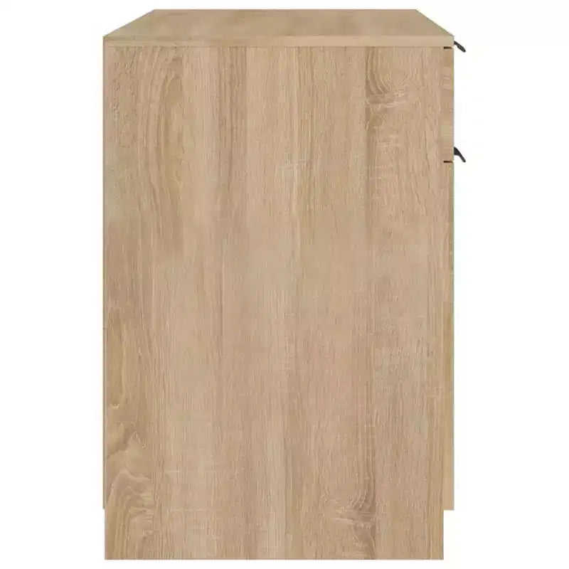 vidaXL Bureau Bois d'ingénierie Chêne Sonoma 100x50x75 cm Bureau